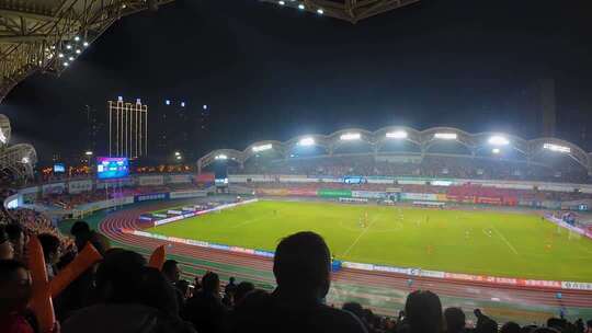 湘超足球赛角球扑救