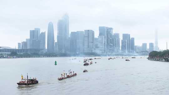 中国广东省广州市珠江端午招景