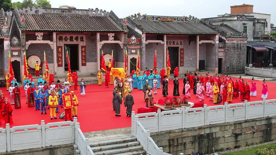 珠海斗门南门村箓漪堂皇族祭礼非遗