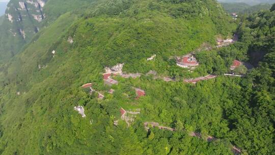 4K航拍湘西吉首矮寨盘山公路