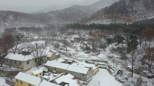 2022年第一场雪，青山粉黛