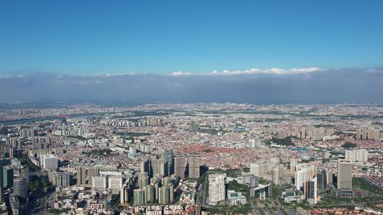 城市远景航拍