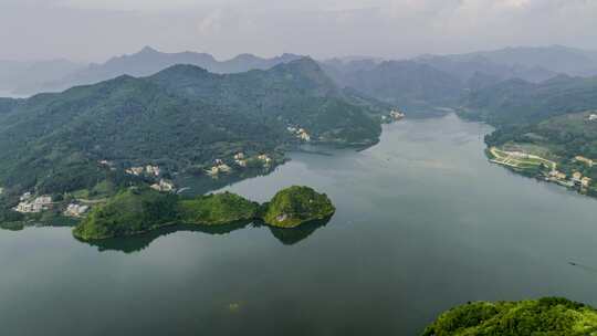 大化岩滩红水河两岸风光延时