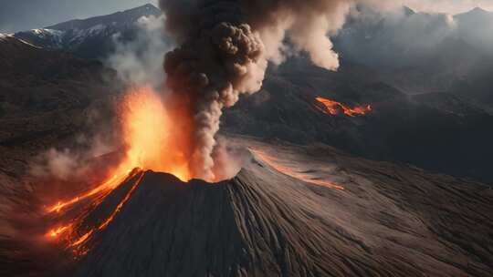 末日 火山爆发 火山喷发