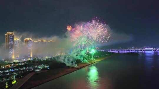 南昌西湖区夜游烟花3