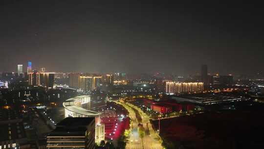 西安市锦业路夜景