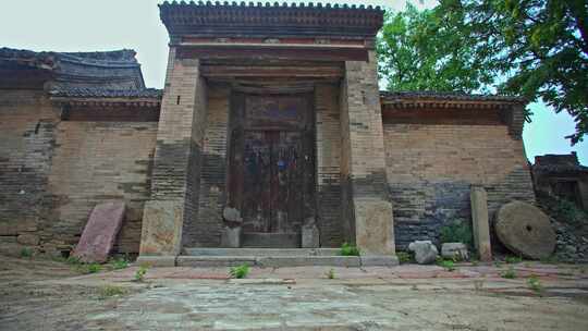 沧桑的古城 古建大门特写