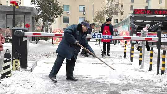 雪后除雪 铲雪