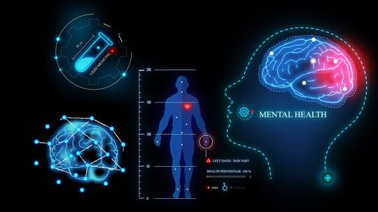 医疗科技HUD元素AE视频素材教程下载