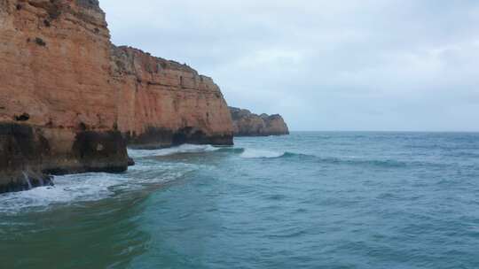 海岸，海洋，悬崖，天线