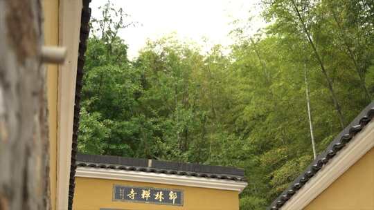 德清县姚氏故里寺庙古桥建筑风景