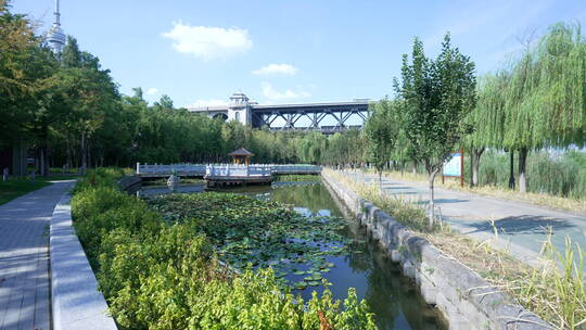 武汉汉阳江滩公园风景