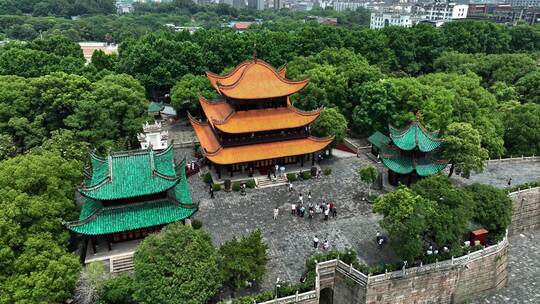 中国四大名楼洞庭湖岳阳楼旅游景区
