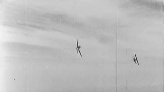 抗日战争、飞机空战视频素材模板下载