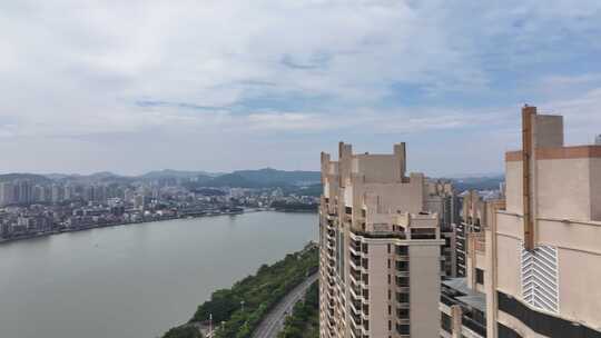 惠州惠城区航拍空镜