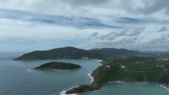 东南亚泰国普吉岛群岛夏季自然风光航拍