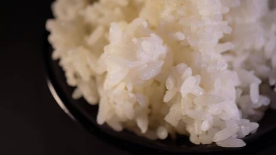 米饭水稻主食大米视频素材模板下载