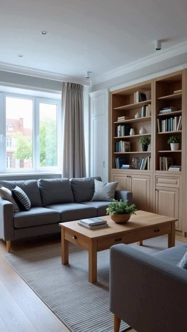 现代简约风格客厅室内场景