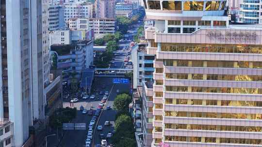 江门江海区蓬江区城市航拍