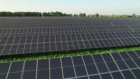 太阳能光伏板绿色新能源