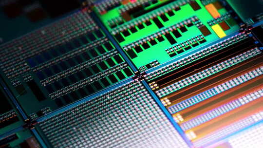 4k高科技工业制造晶圆芯片