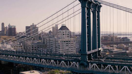 纽约城市大桥视频素材模板下载