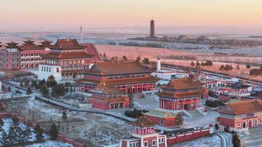 两河圣山旅游风景区航拍