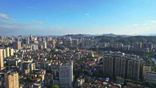 广东惠州城市风景航拍