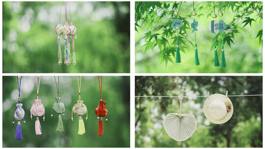 4K端午 端午节气 中国传统节日空镜