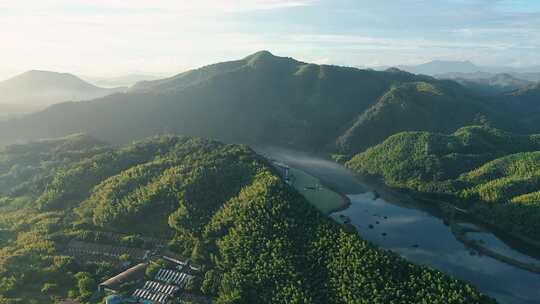 皖南山水风景航拍