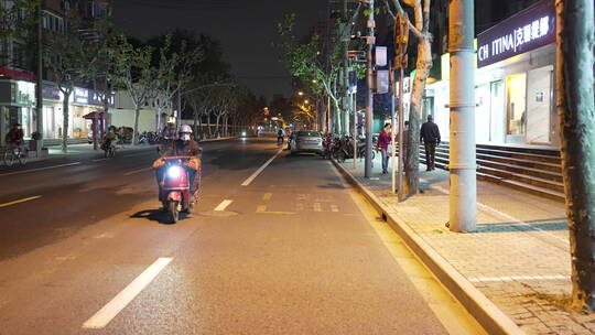 上海浦西马路街景