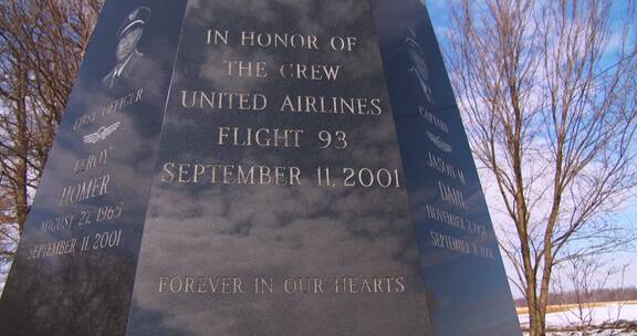 联合航空93号航班的遇难者纪念碑