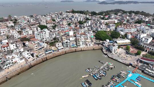 福建省漳州市东山南门湾景区航拍