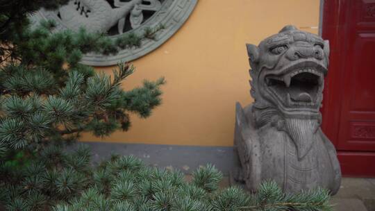 浙江绍兴乐古寺禅院建筑风景