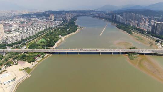 福建福州城市风光航拍