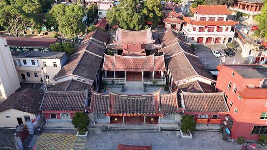 福建莆田东山报恩寺航拍