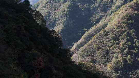 秦岭秋季风景