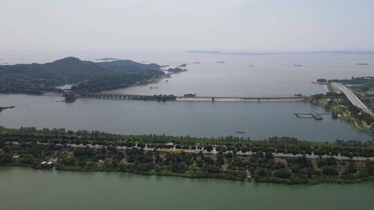 湖南岳阳旅游景点航拍