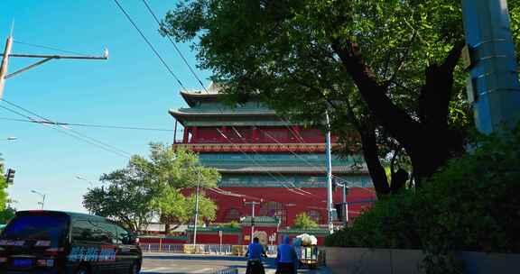 鼓楼大街北京鼓楼