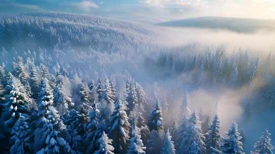 寒冬 二十四节气 霜降 唯美雪景 入冬