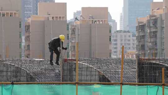 工地钢筋水泥工人11