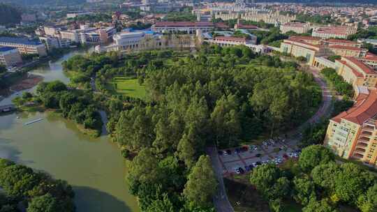 航拍福州闽江学院