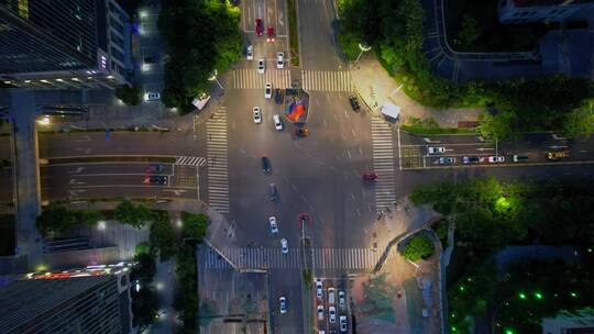 厦门航拍集美道路交通景观