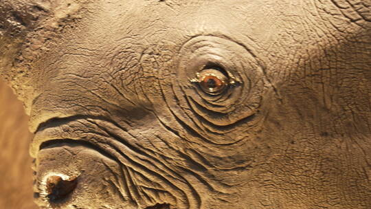 犀牛标本眼睛