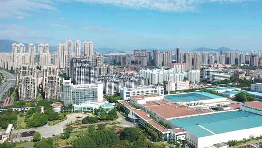 厦门海沧马銮湾住宅新阳工业区4K航拍