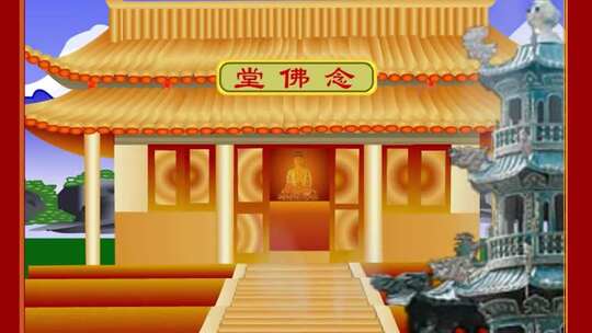 寺庙寺院各种佛像禅修禅意风景意境素材视频素材模板下载
