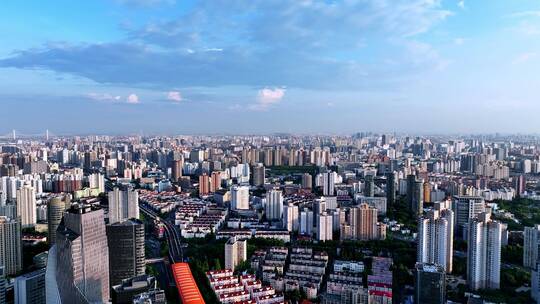 11号线宜山路航拍空镜