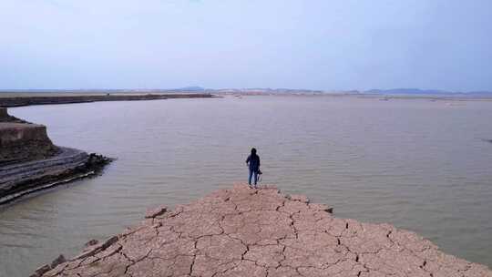干旱的鄱阳湖