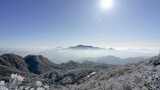 雾凇云海冬季森林冬天雪景日出高山延时视频高清在线视频素材下载