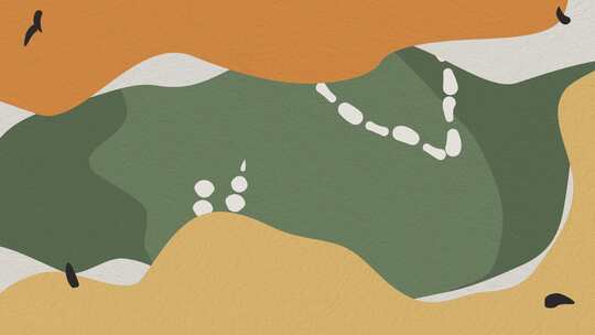 柔和抽象彩色动画背景